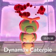 Dynamax Caterpie in Pokemon GO (Image via Sportskeeda Gaming || TPC)
